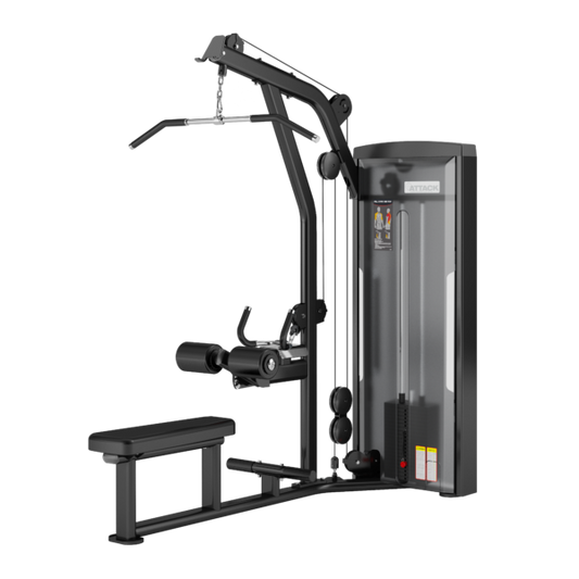 ATTACK FITNESS Strength Lat Pulldown / Low Row - Luxe Gym Company