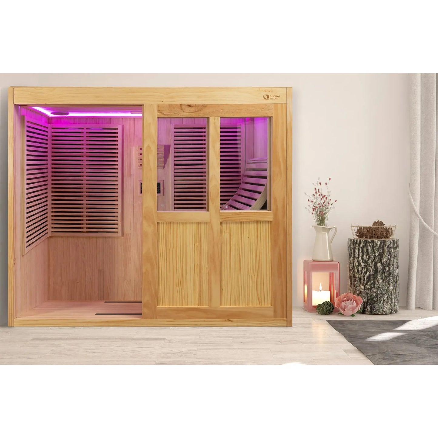 GLOBAL RELAX Dharani S1 PLUS - Full Body Reclining Sauna