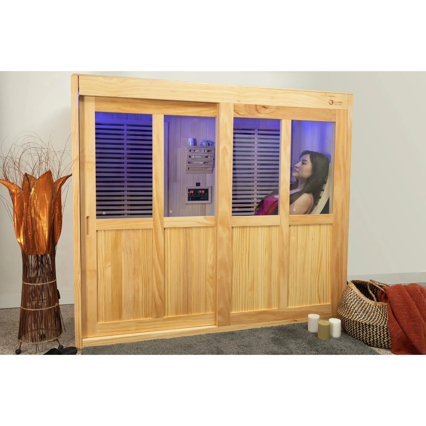 GLOBAL RELAX Dharani S1 PLUS - Full Body Reclining Sauna