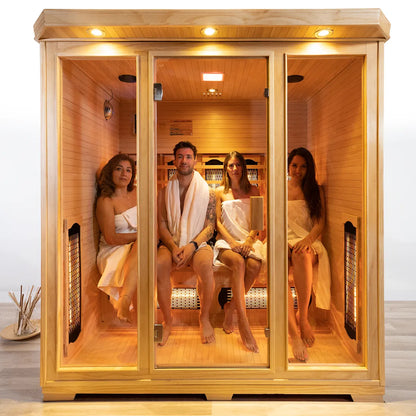 GLOBAL RELAX Dharani S4 PLUS - Full Body Sauna 4 Person