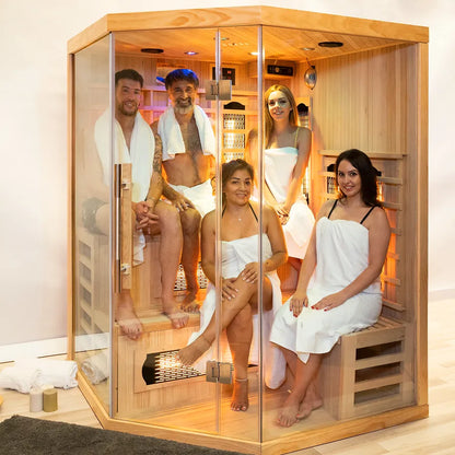 GLOBAL RELAX Dharani S5 - Full Body Sauna 5 Persons