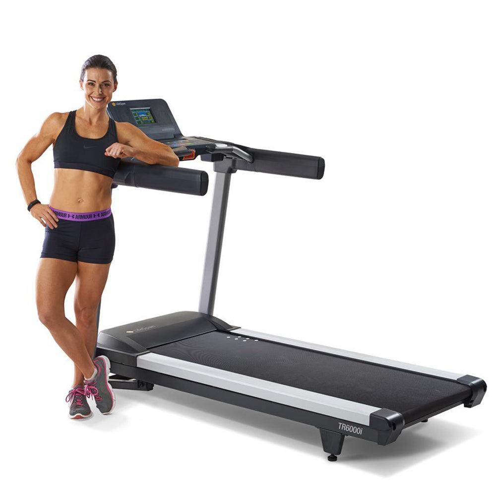 LIFESPAN FITNESS Light-Commercial Treadmill TR6000iT, strong 3.5 HP AC-motor