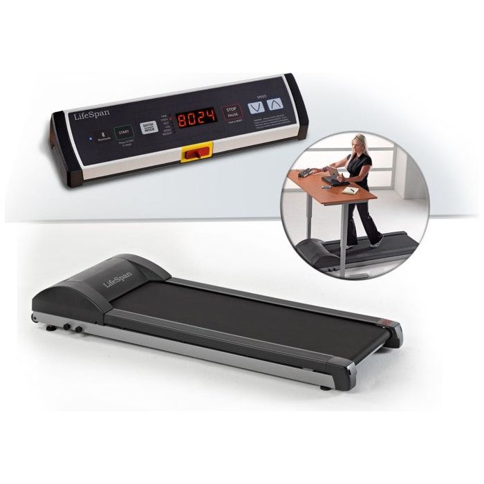 LIFESPAN WORKPLACE Under Desk Treadmill TR5000-DT3-BT GlowUp Walking Pad