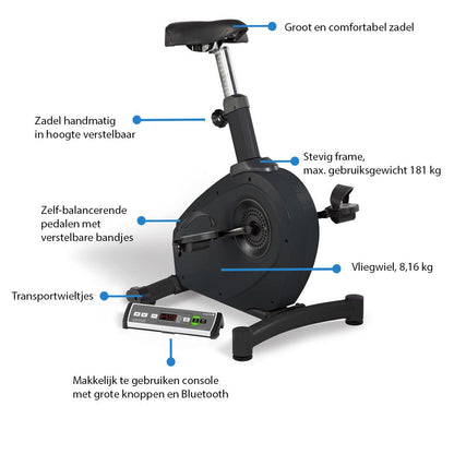 LIFESPAN WORKPLACE Under Desk Bike C3-DT3-BT