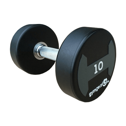 GYM GEAR 2.5 to 50kg Urethane Dumbbell Set (20 Pairs in 2.5kg increments) - Luxe Gym Company