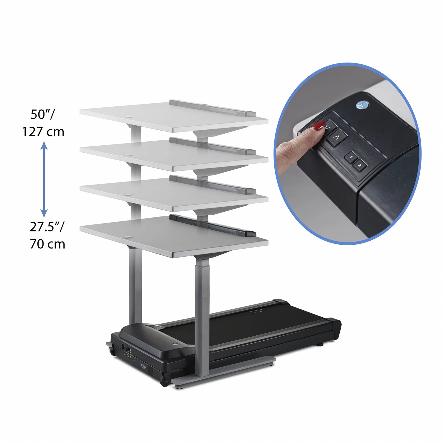 LIFESPAN WORKPLACE Treadmill Desk TR1200-DT7 Power