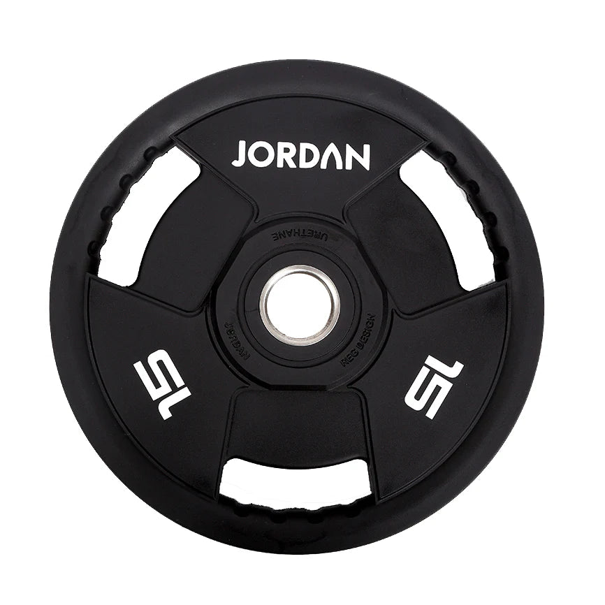 JORDAN 400kg Urethane Tri Grip Olympic Plate Set - Luxe Gym Company