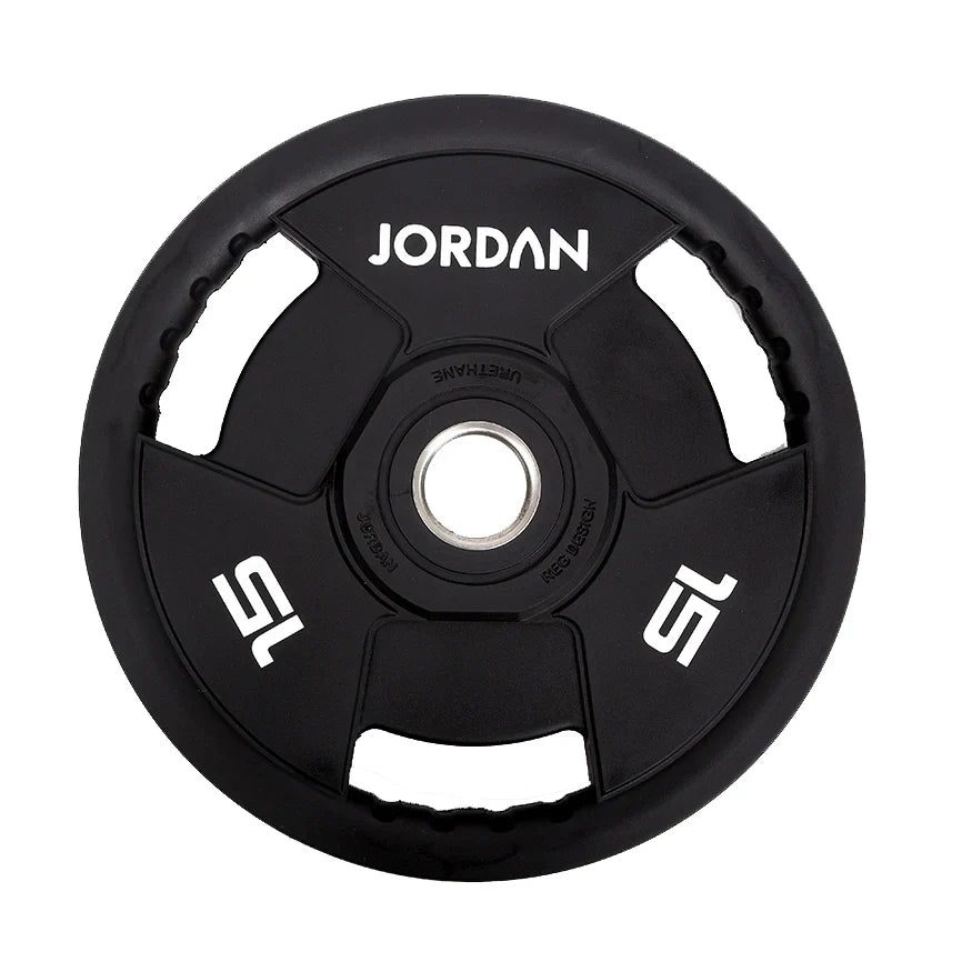 JORDAN 1000kg Urethane Tri Grip Olympic Plate Set - Luxe Gym Company