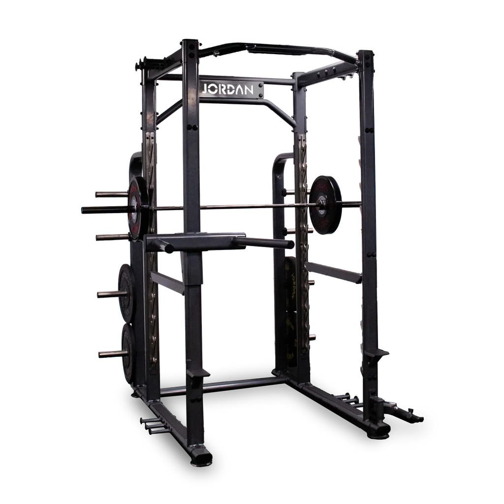 JORDAN Power Rack with Attachments, Black - Luxe Gym Company